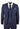 Mens 3 Piece Pinstripe Navy-Blue Suit