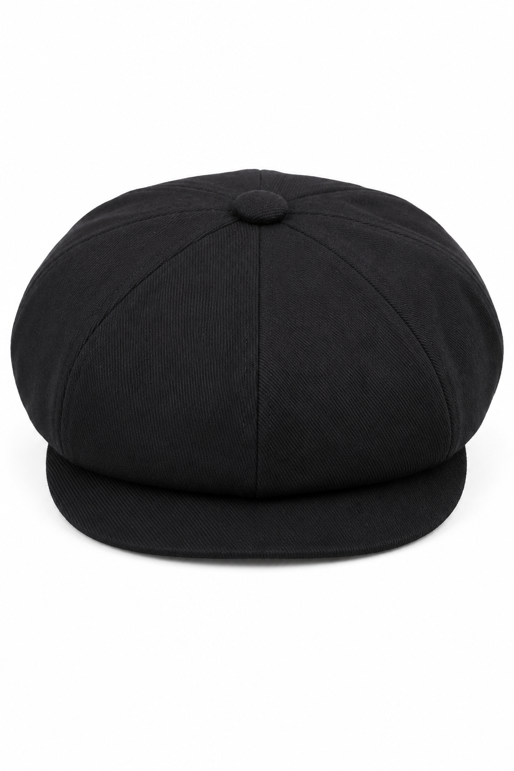 Pălărie bărbătească cu 8 panouri, model ras de vară, neagră, Baker Boy, din bumbac, Blinders Newsboy, șapcă plată Shelby