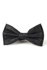 Set cadou butoni de manșetă cu papion negru pentru bărbați