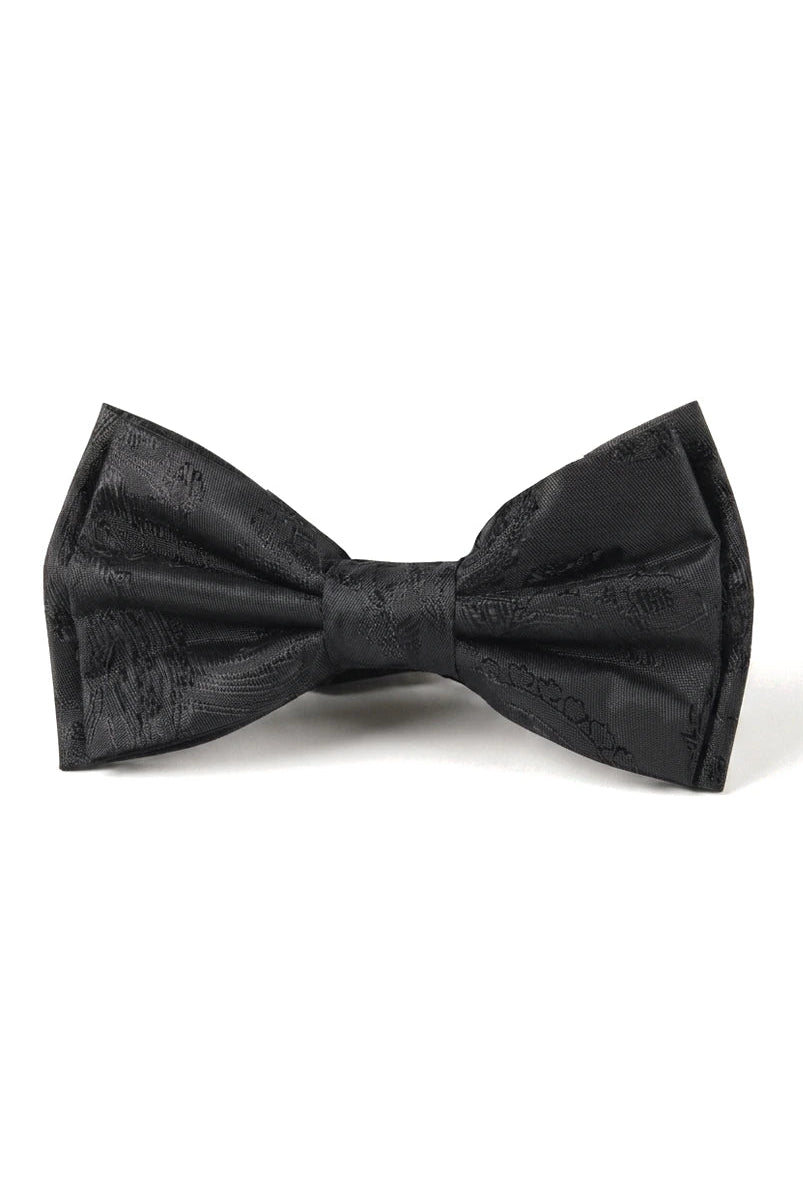 Set cadou butoni de manșetă cu papion negru pentru bărbați