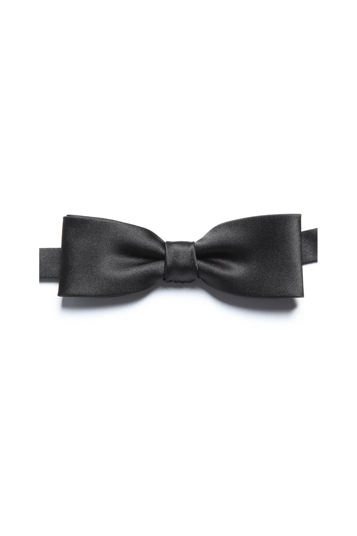 Papion bărbătesc subțire din satin negru, business