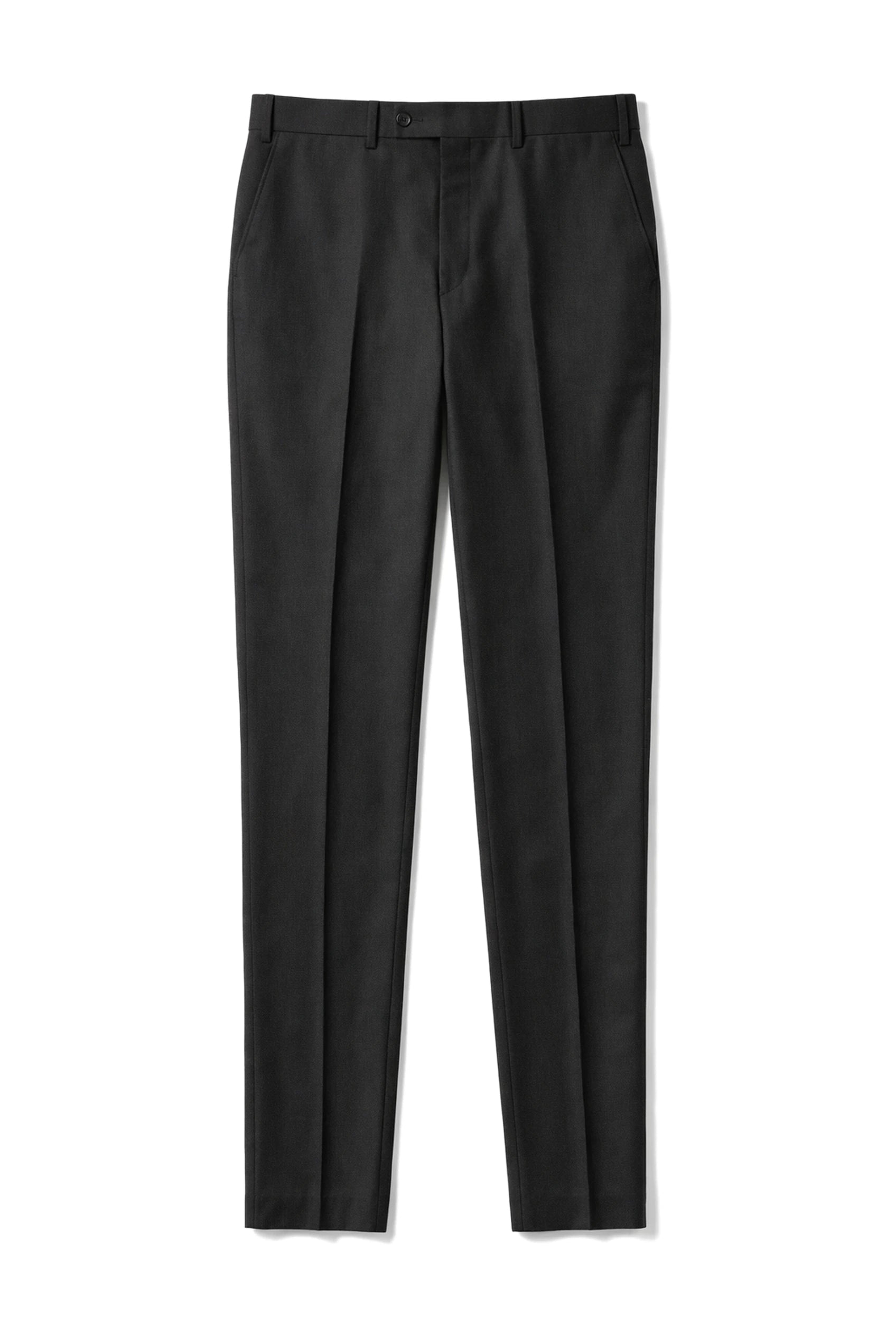 Parker - Pantaloni negri simpli pentru bărbați