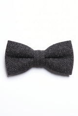 Papion negru din tweed pentru bărbați