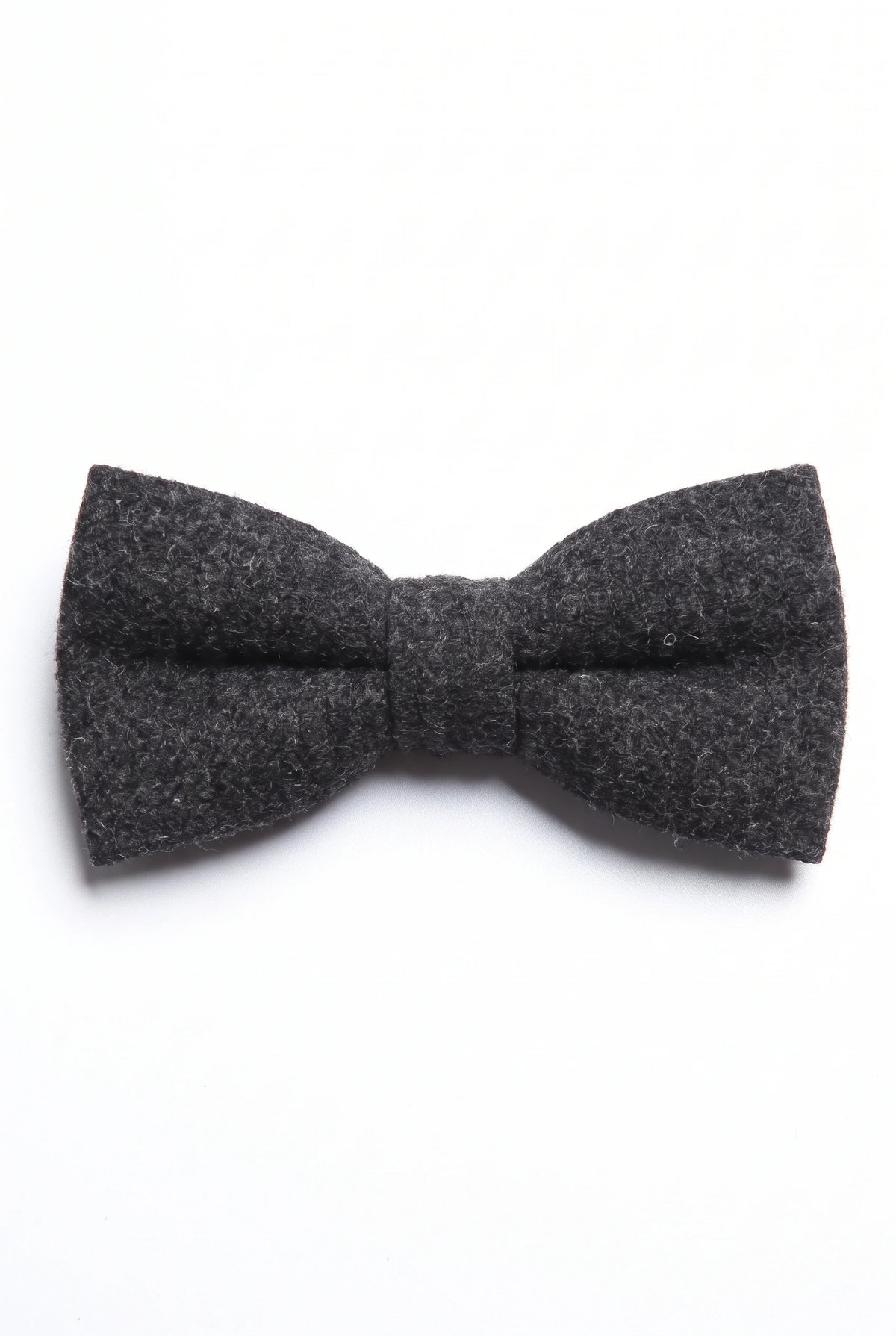 Papion negru din tweed pentru bărbați