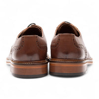 Pantofi eleganți Brogue din piele maro pentru bărbați