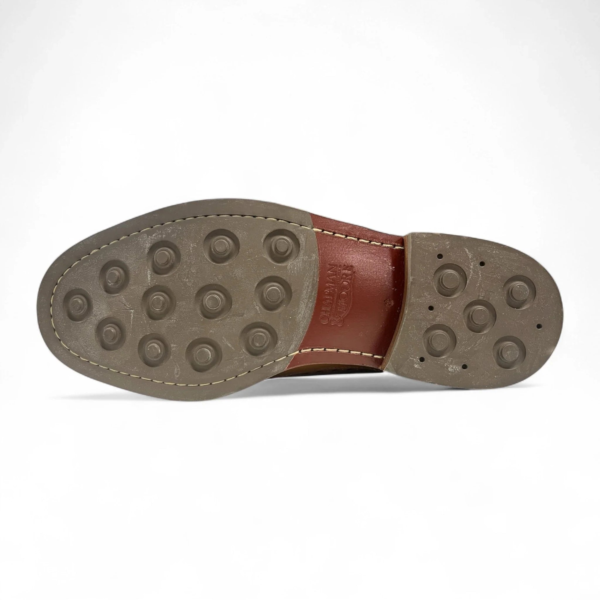 Pantofi eleganți Brogue din piele maro pentru bărbați