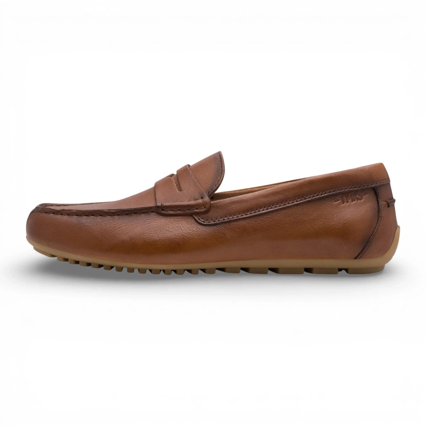 Mocasini bărbătești din piele maro