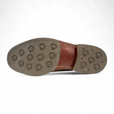 Pantofi brogue din piele întoarsă maro pentru bărbați