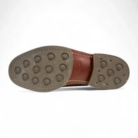 Pantofi brogue din piele întoarsă maro pentru bărbați