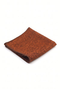 Batistă de buzunar bărbătească din tweed maro