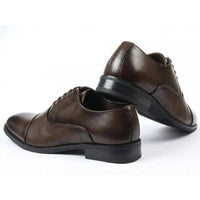 Pantofi Oxford clasici cu vârful închis și șireturi pentru bărbați