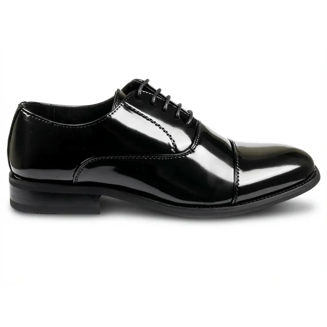 Pantofi Oxford clasici cu vârful închis și șireturi pentru bărbați