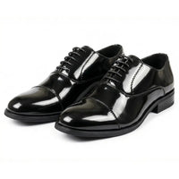 Pantofi Oxford clasici cu vârful închis și șireturi pentru bărbați