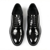 Pantofi Oxford clasici cu vârful închis și șireturi pentru bărbați