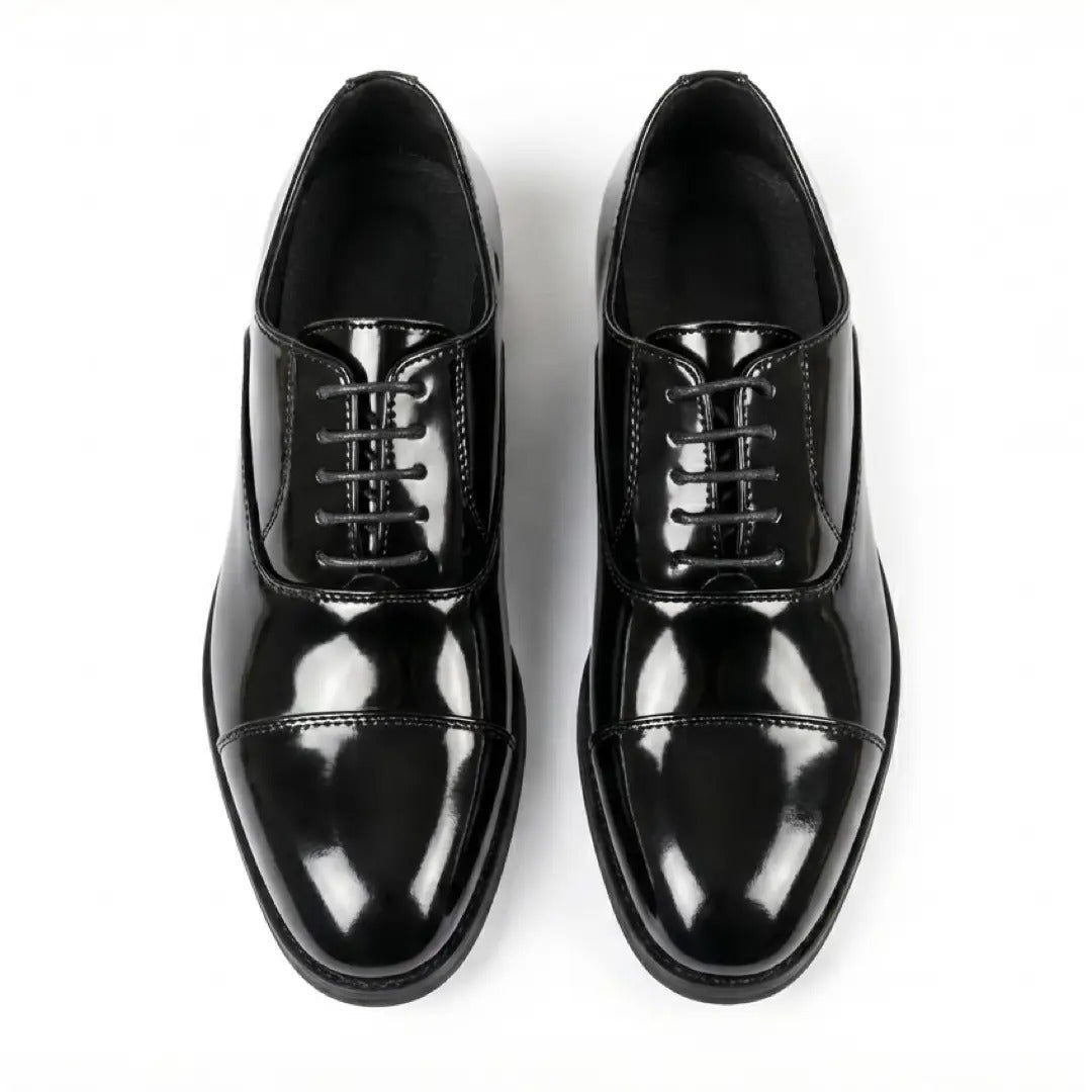 Pantofi Oxford clasici cu vârful închis și șireturi pentru bărbați