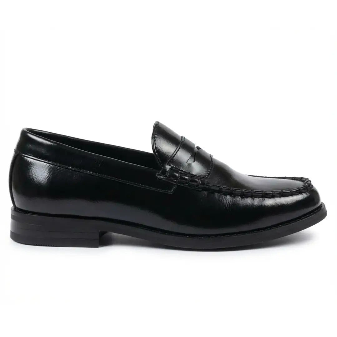 Mocasini clasici din piele PU Penny pentru bărbați