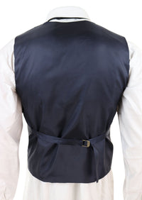 Mens Double Breasted Tweed Waistcoat