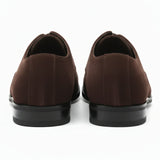 Pantofi Oxford pentru bărbați din piele întoarsă artificială, cu șireturi