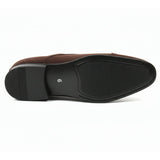 Pantofi Oxford pentru bărbați din piele întoarsă artificială, cu șireturi