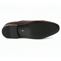 Pantofi Oxford pentru bărbați din piele întoarsă artificială, cu șireturi