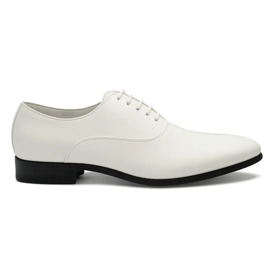 Pantofi Oxford formali pentru bărbați, din piele PU lăcuită