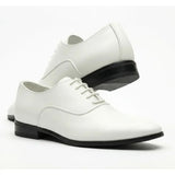 Pantofi Oxford formali pentru bărbați, din piele PU lăcuită