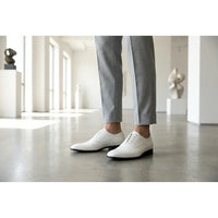 Pantofi Oxford formali pentru bărbați, din piele PU lăcuită