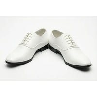 Pantofi Oxford formali pentru bărbați, din piele PU lăcuită