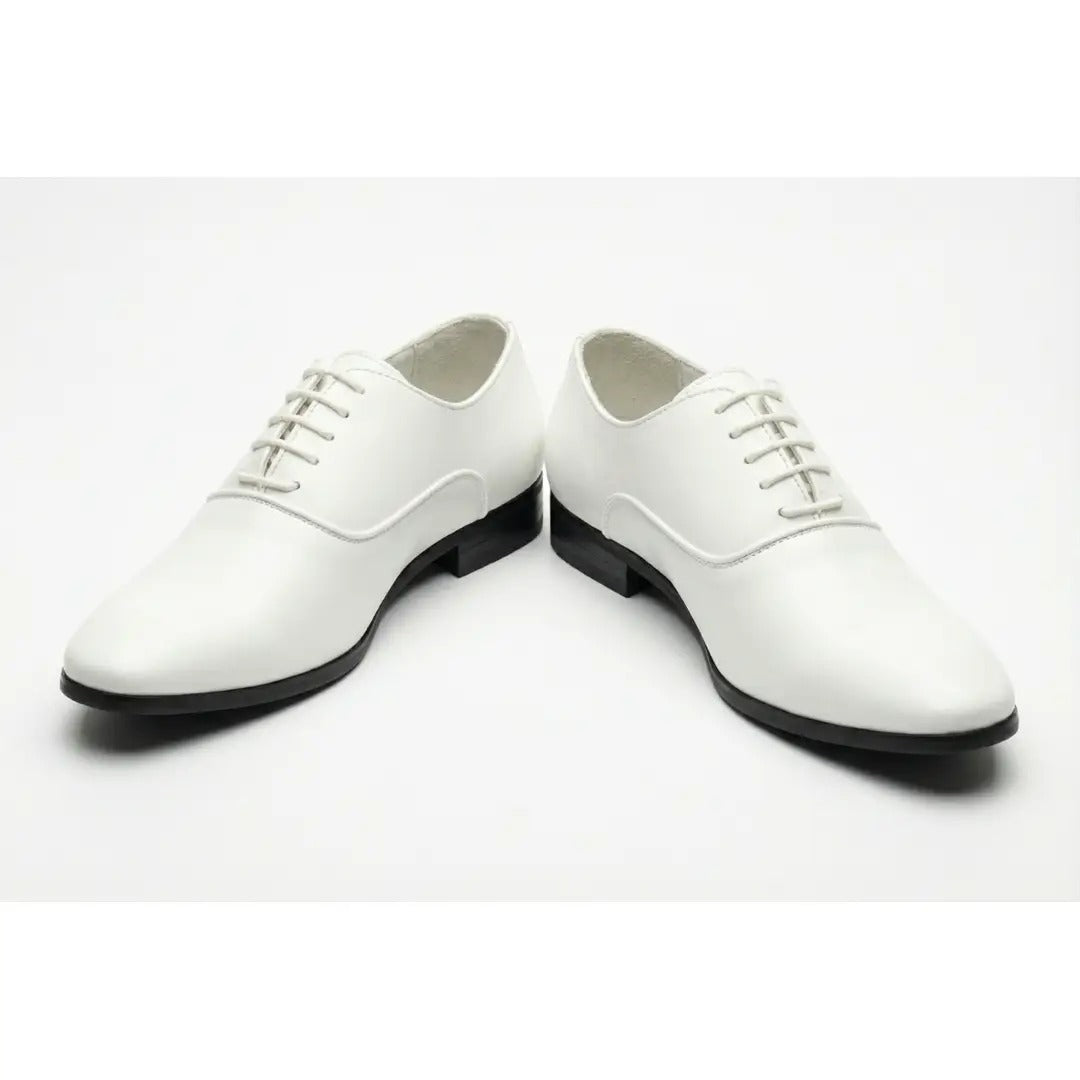 Pantofi Oxford formali pentru bărbați, din piele PU lăcuită