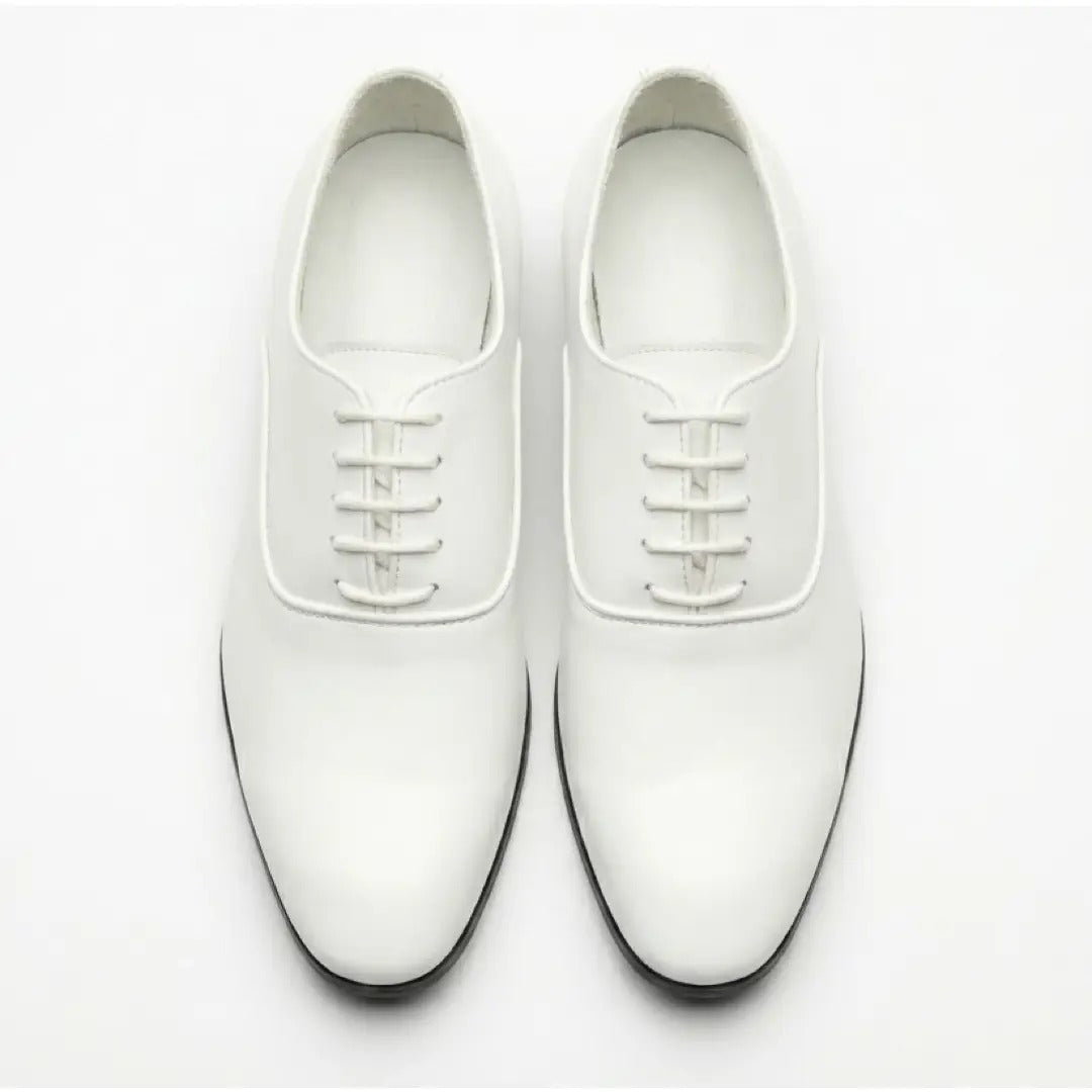 Pantofi Oxford formali pentru bărbați, din piele PU lăcuită