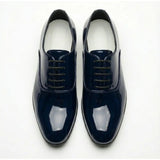 Pantofi Oxford formali pentru bărbați, din piele PU lăcuită