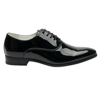 Pantofi Oxford formali pentru bărbați, din piele PU lăcuită