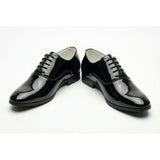 Pantofi Oxford formali pentru bărbați, din piele PU lăcuită