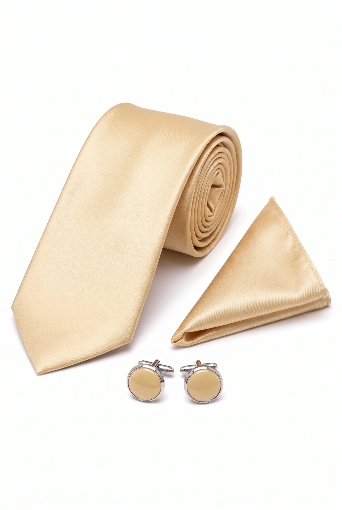 Set de cravate aurii pentru bărbați