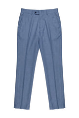 Charles - Pantaloni de vară albaștri pentru bărbați