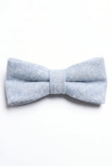 Papion bărbătesc din tweed albastru deschis