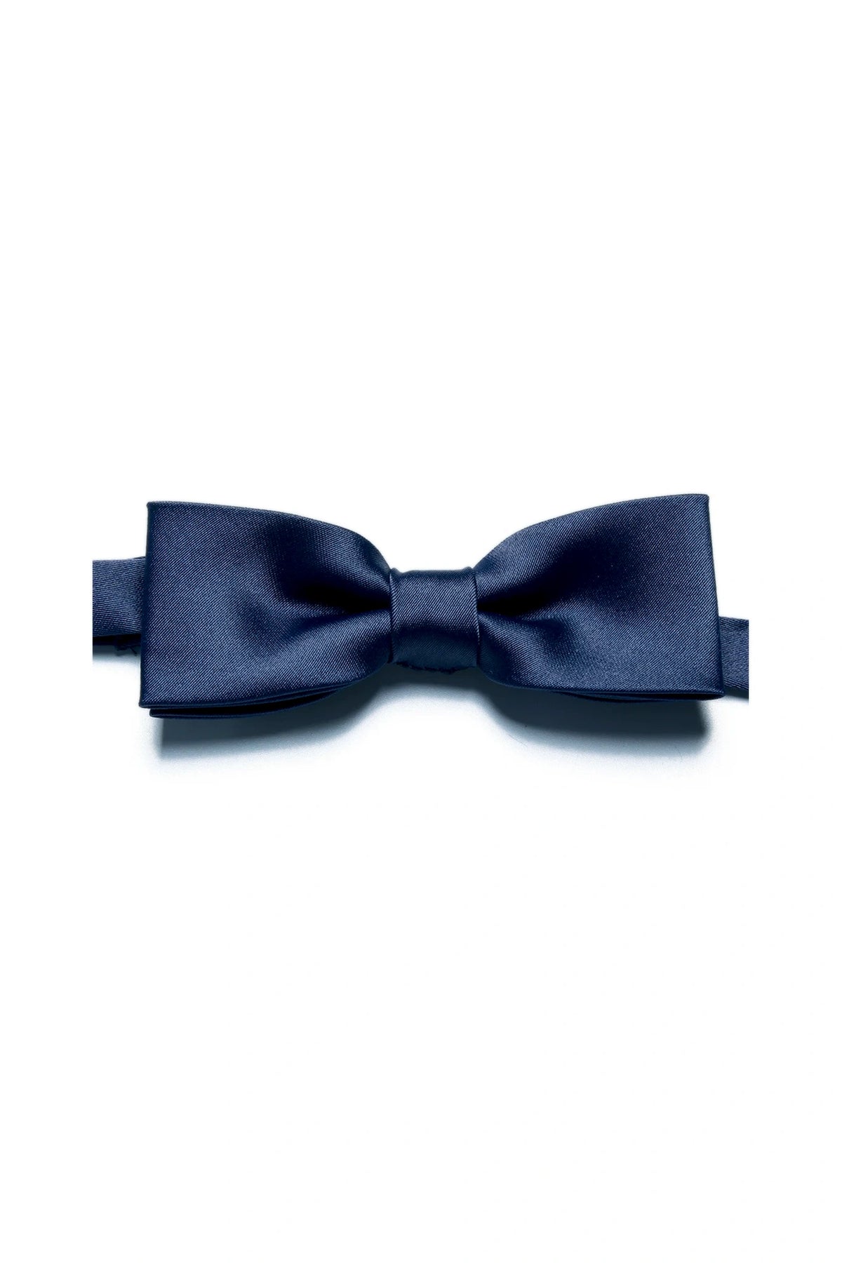 Papion bărbătesc din satin bleumarin
