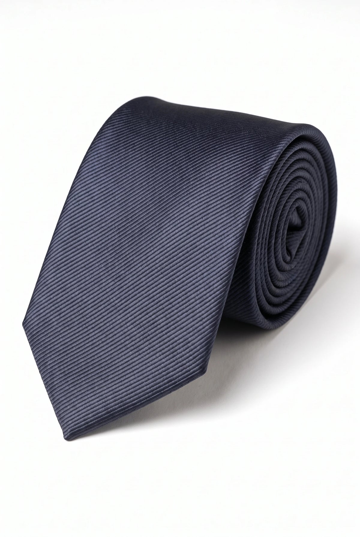 Cravată bărbătească bleumarin subțire, 6 cm, culoare uni