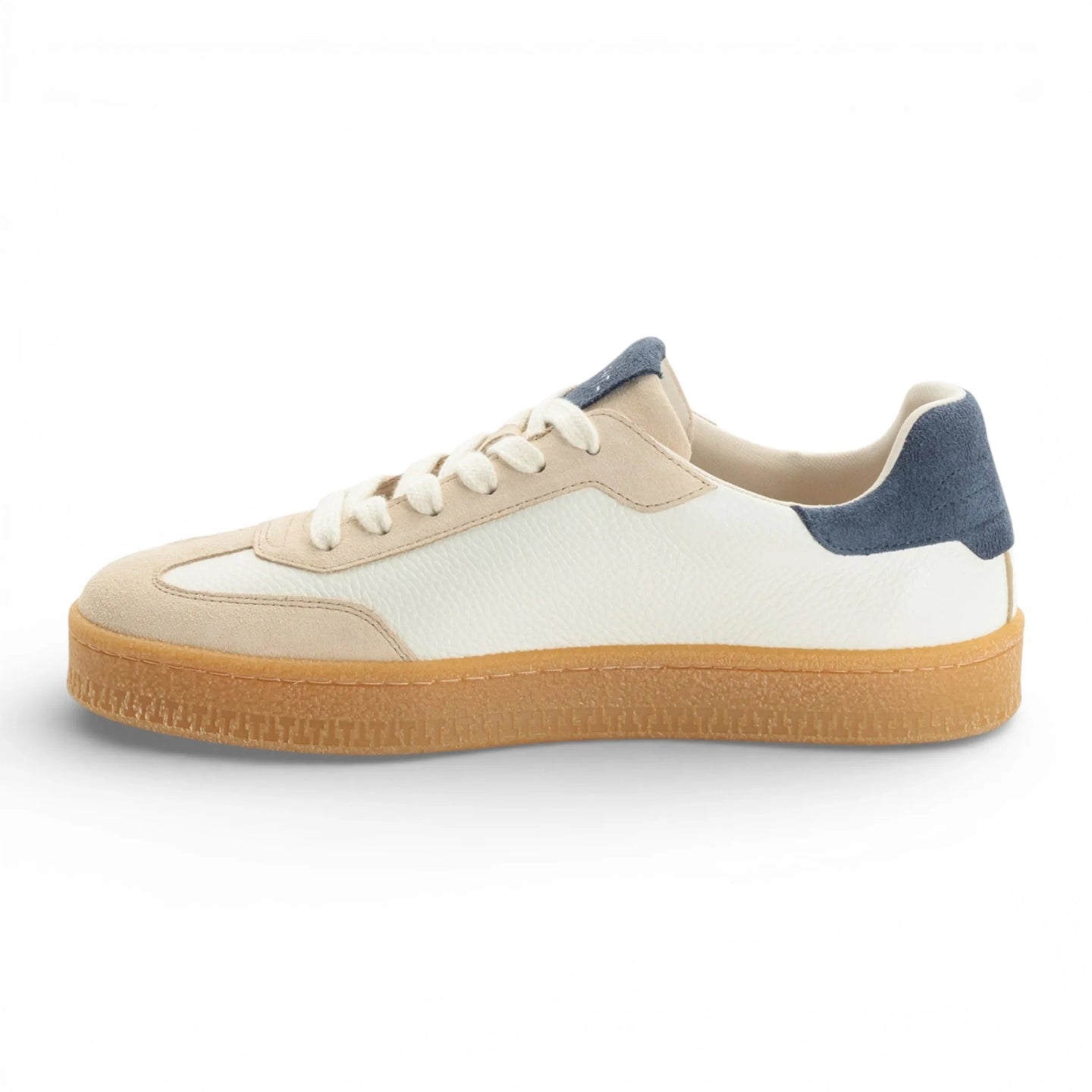 Teniși din piele cu dungi roșii pentru bărbați, Off White