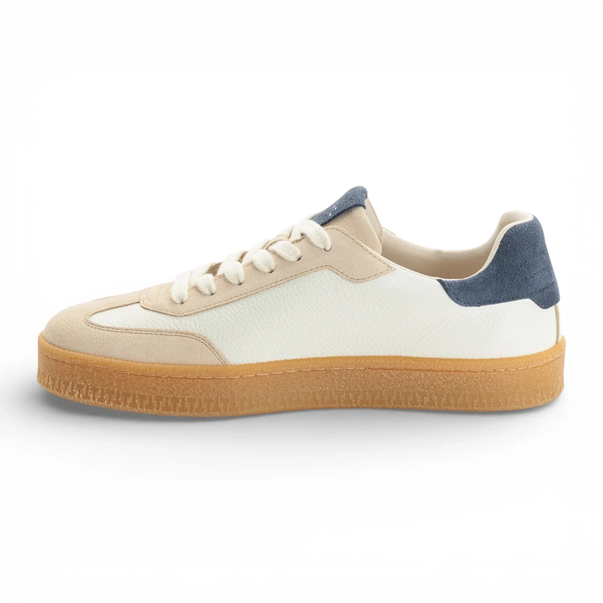Teniși din piele cu dungi roșii pentru bărbați, Off White