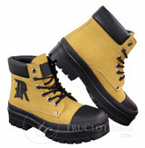 Mens PU Leather Ankle Boots
