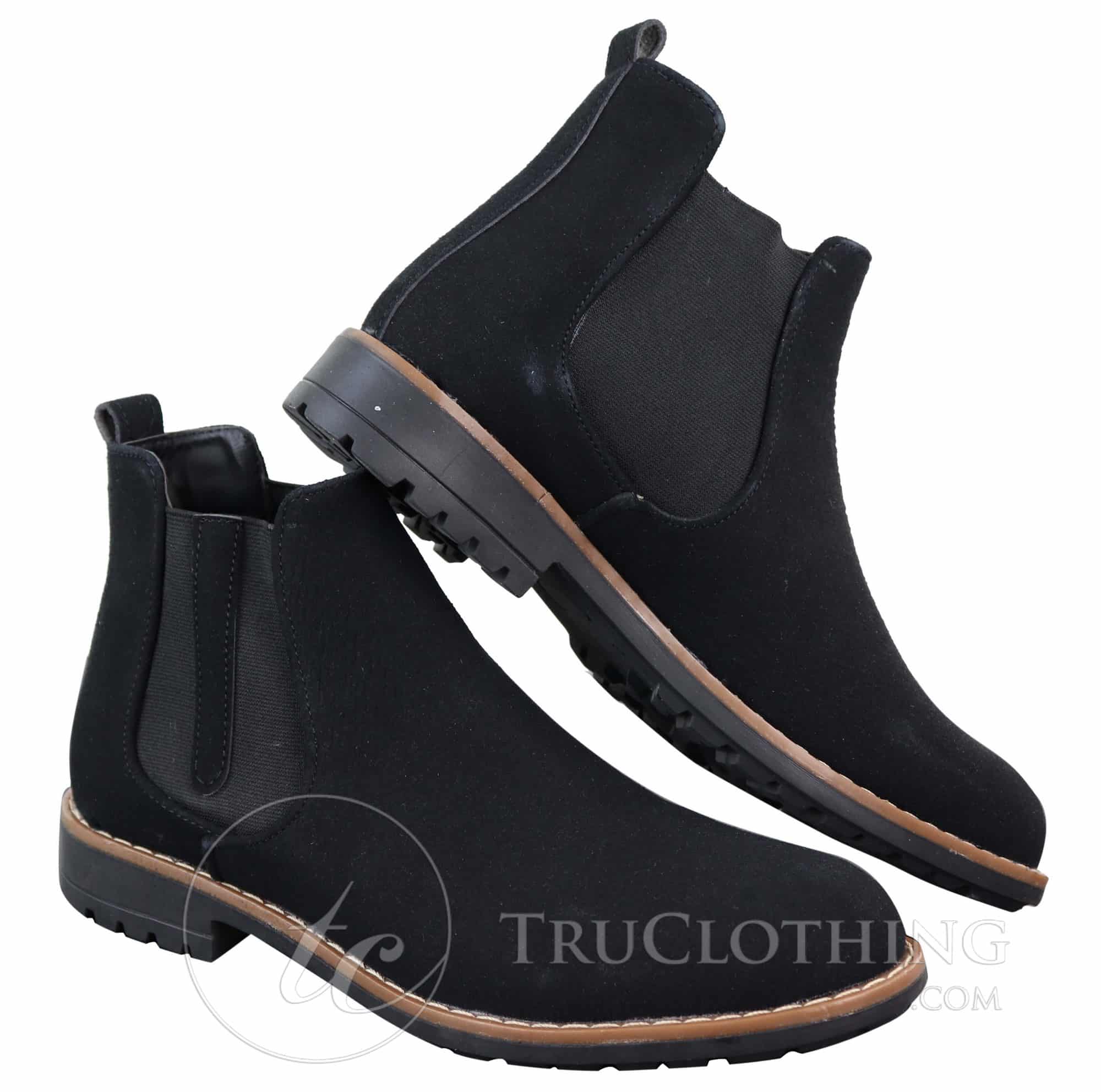 Mens PU Suede Dealer Boots