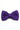 Papion tricotat violet pentru bărbați