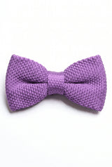 Papion tricotat violet pentru bărbați