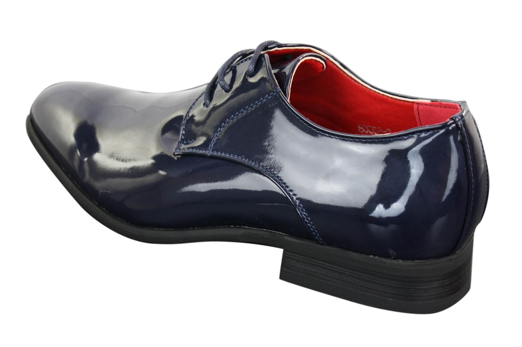 Mens Shiny Patent Formal Shoes