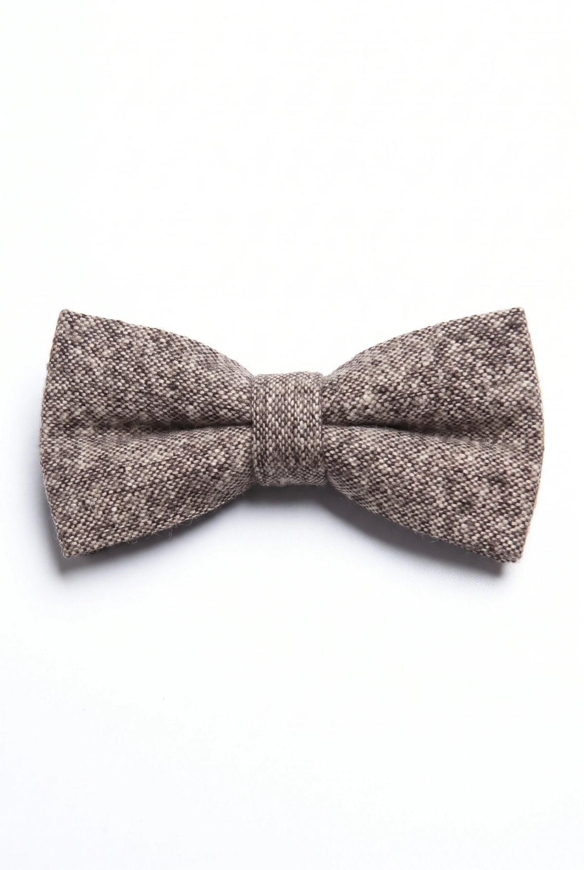 Papion bărbătesc din tweed taupe
