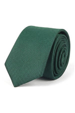 Set cravată bărbătească cu buzunar pătrat, cravată formală solidă - verde