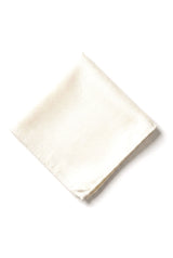 Set cravată bărbătească cu buzunar pătrat, cravată formală solidă - fildeș