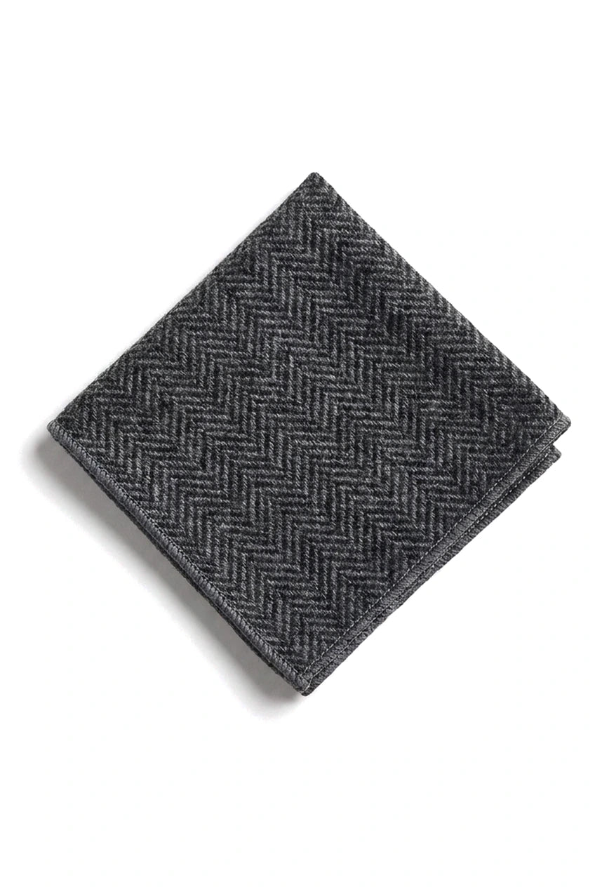 Set batistă bărbătesc cu imprimeu de tweed și cravată, model clasic British Heritage, model herringbone
