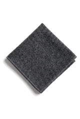 Set batistă bărbătesc cu imprimeu de tweed și cravată, model clasic British Heritage, model herringbone